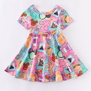 Brand new “All The Snacks” dress perfect for a Disney trip.